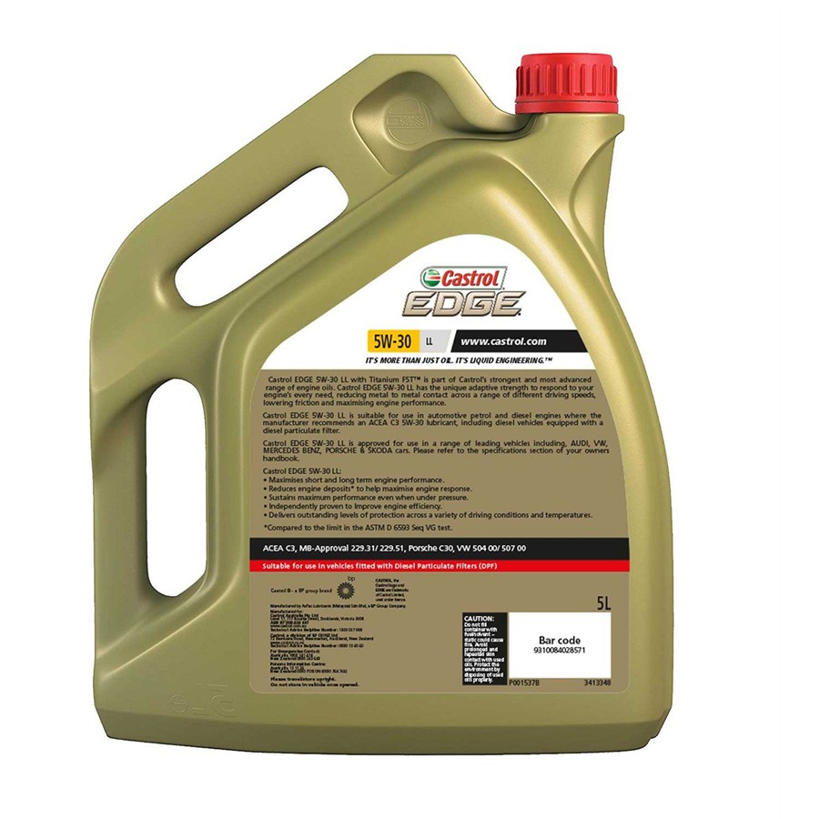 CASTROL 5W30 EDGE LL  Repuestos Torrellano S.L